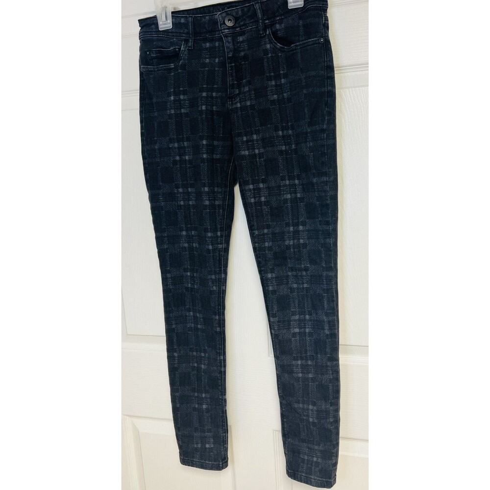 DL1961 Size 29 Florence Instasculpt Dahlia Printed Black Denim - Picture 2 of 11